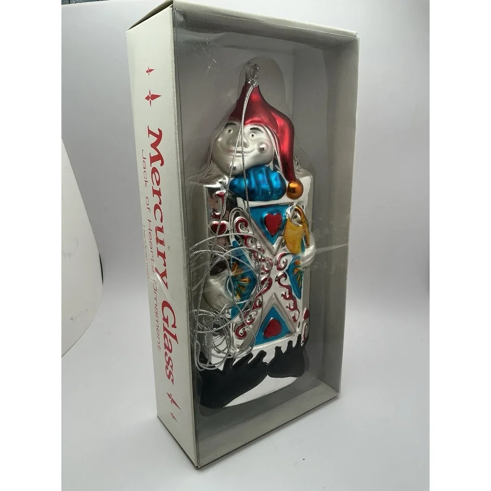 Vintage Dept. 56 Mercury Glass‎ Jack of Hearts 10